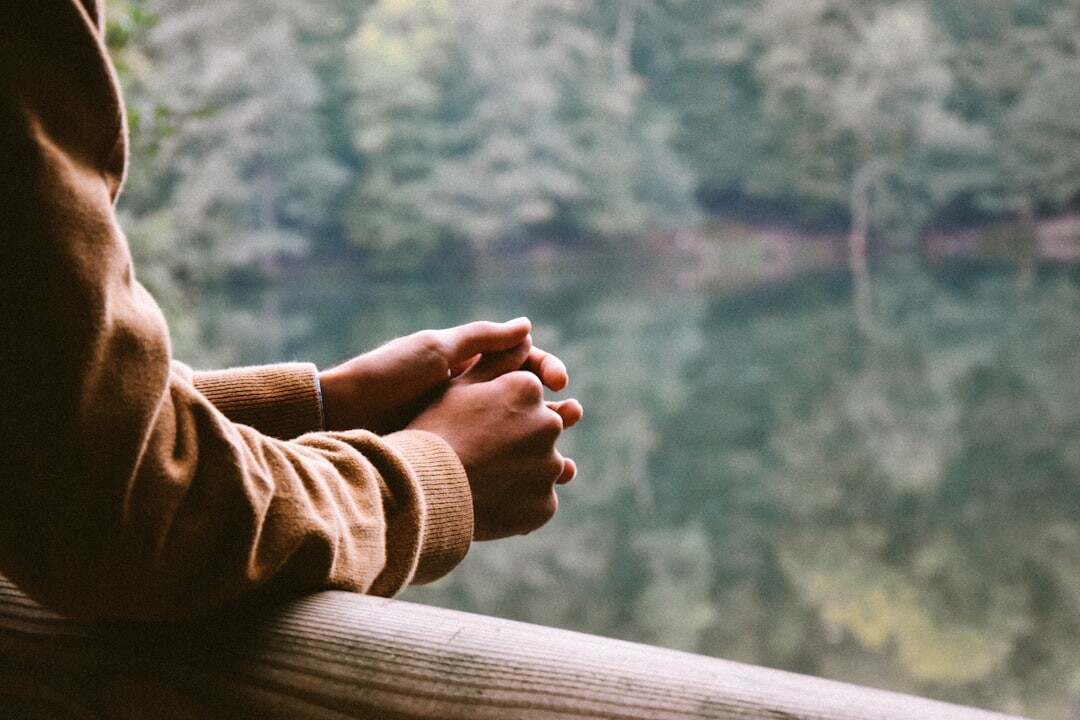 person reflecting on conversation