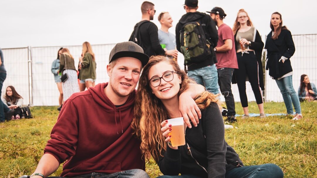 person smiling outdoors